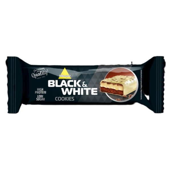 Produktbild INKOSPOR BLACK & WHITE-Riegel Cookies, 24 x 45 g